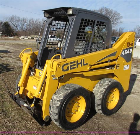 gehl 4640 skid steer|salvage gehl 4640 skidsteer.